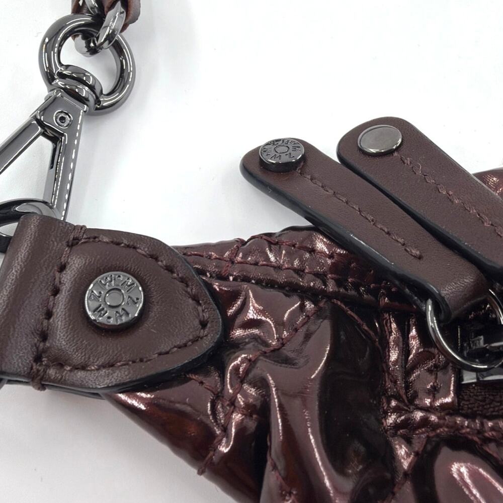 MZ Wallace Bordeaux Crosby Small Crossbody Sling Bag - Picture 5 of 10